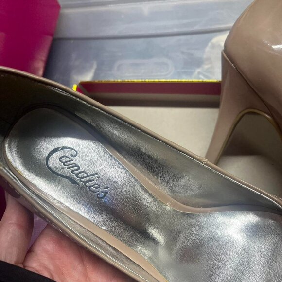Candies Y2K-2010 Nude Heels size 8 women's - Picture 3 of 7